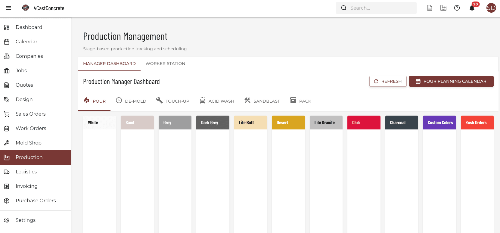 4Cast Precast Production Management